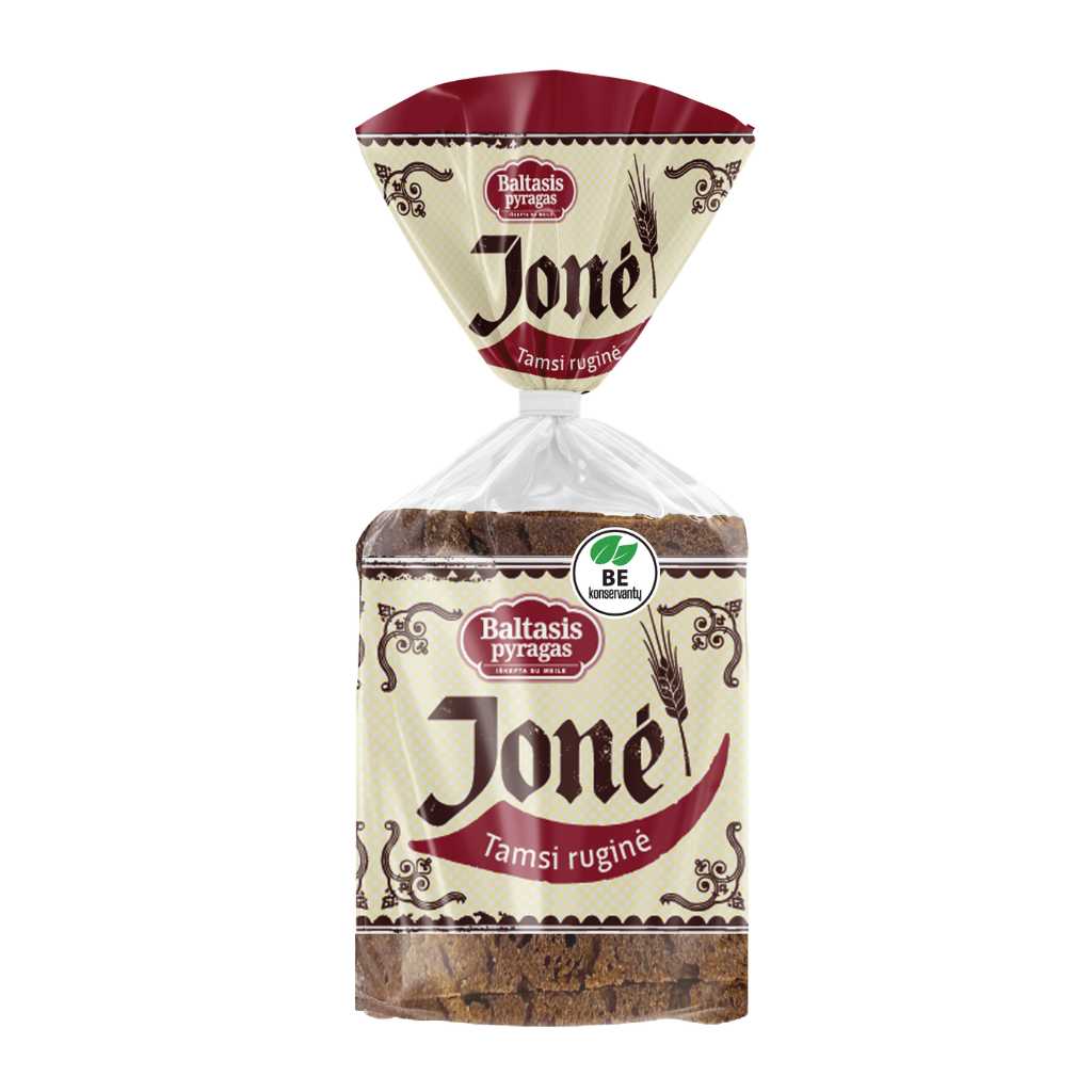 Tamsi ruginė duona Jonė 390 g